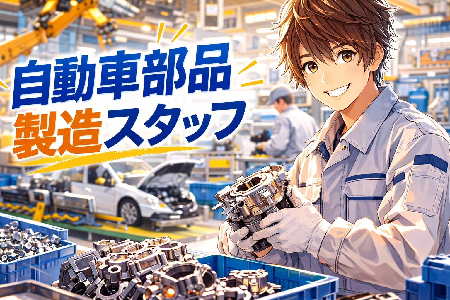 自動車部品製造スタッフ
